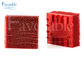 130298 703493 Màu đỏ Nylon Bristle Blocks Thích hợp cho máy cắt Vector 2500